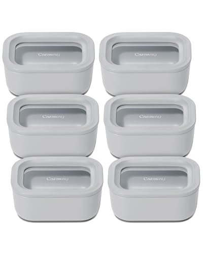 6 Piece Food Storage Container Set (Gray / 2.6 Cup Food Storage (6x))