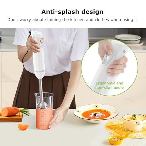 Hand Blender 2 (White / With 1 attachment)