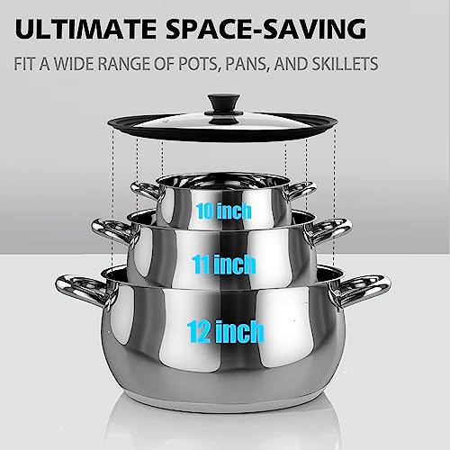 Tempered Glass Lid (Fits 10", 11", 12" Cookware)