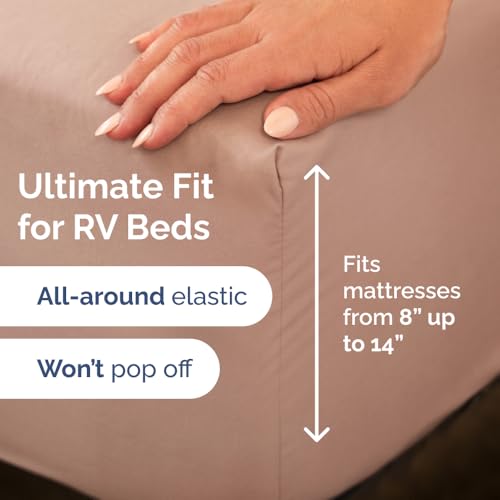 Short Queen Size 4 Piece Bed Sheet Set (34 - Mauve / Short Queen)