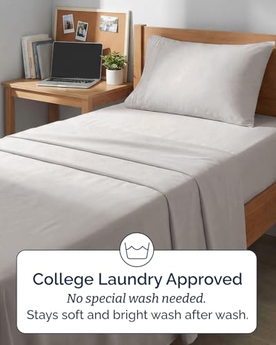 Twin XL 3 Piece Sheet Set (03 - Light Grey / Twin XL)