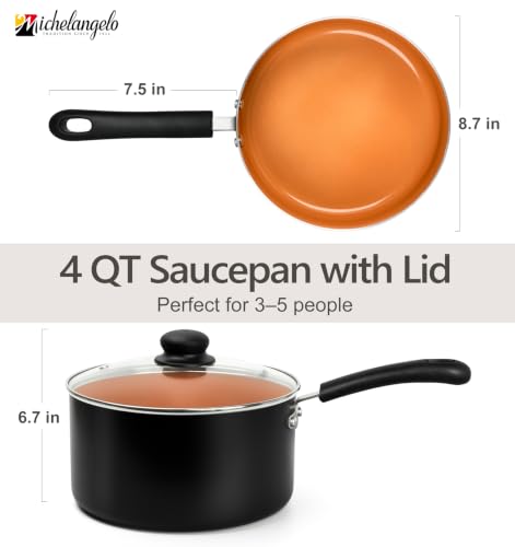 4 Quart Sauce Pan with Lid (Copper / 4QT)