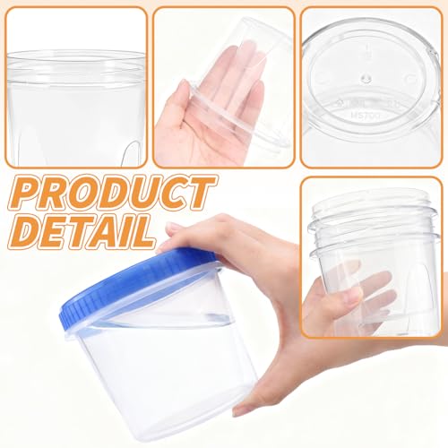 6 Pack Freezer Containers with Screw On Lids 24 Oz (24oz-6pack)