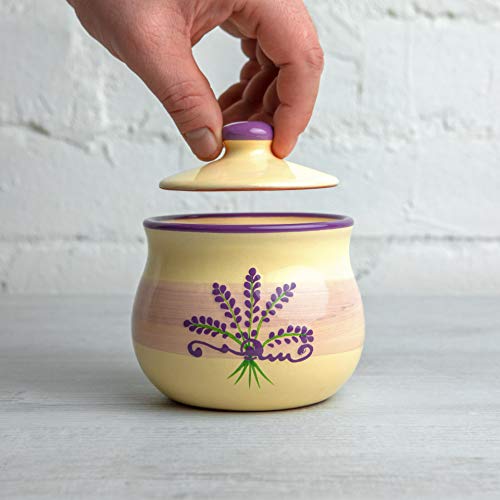 Ceramic Sugar Bowl with Lid