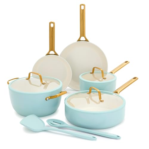 Nonstick Reserve Pro 10 Piece Cookware Set (Seaside Blue / 10 Piece Cookware Set)