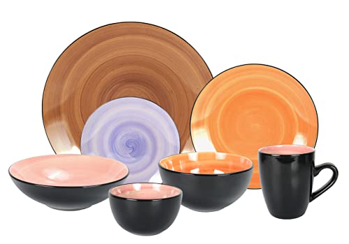 Stoneware Sonoma 56pc Dinnerware Set (Mix-C)