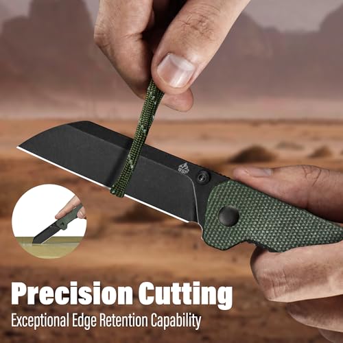 Penguin V2 Folding Pocket Knife (Green-Black)