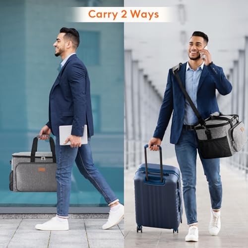 Insulated Lunch Box for Men (Gray / Mega (33L))