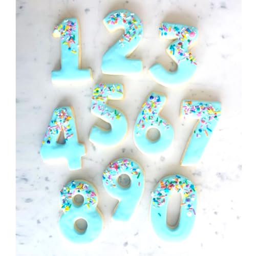 Number Cookie Cutters Shapes 9pcs (Number)