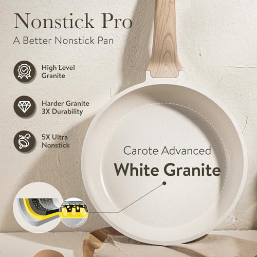Pots and Pans Set (Cream White / 14 Piece)