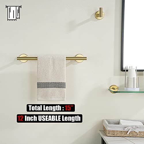 Bathroom Towel Bar (Gold / 15 Inch)