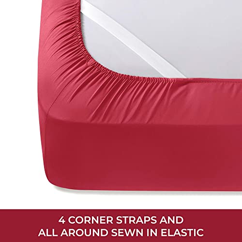 Iconic 4 Piece (1752 Brick Red / RV / Short Queen)