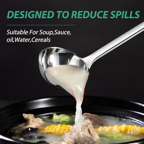 Large Gravy Ladle with Spout