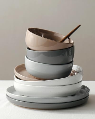 Milkyway 24 Piece Stoneware Dinnerware Set (24 Count)