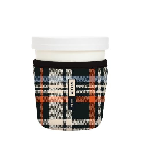 IceCreamSok Insulated Neoprene Cover (Fall Flannel / Fits Tapered Pints)