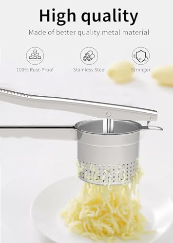 Large 15oz Potato Ricer with 3 Interchangeable Discs