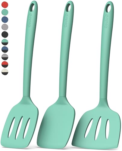 3 Pack Silicone Spatula Set (PureAquaGreen)