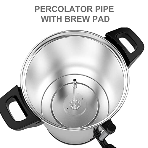 Commercial Stainless Steel Coffee Urn 110 Cup 16L Coffee Maker (16L)