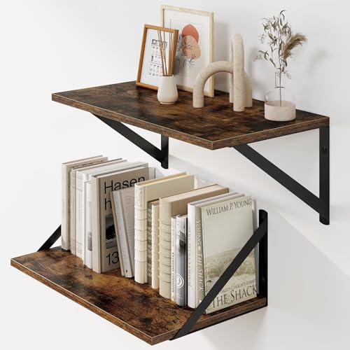Deep Floating Shelves for Wall