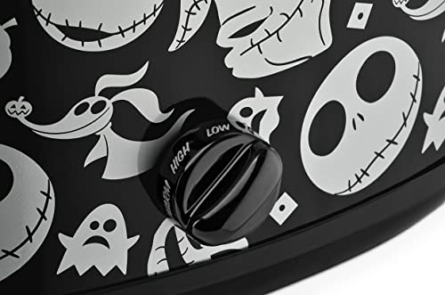 The Nightmare Before Christmas Slow Cooker by Select Brands (Black, Silver)