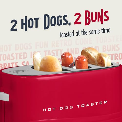 Retro Pop Up Hot Dog Toaster (Red)