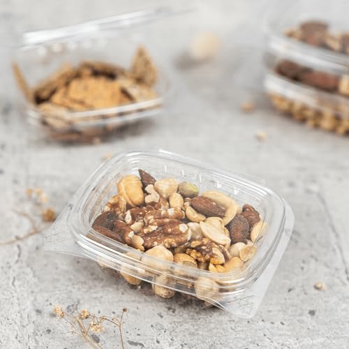 4oz PET Clear Clamshell Deli Containers (400 Count)
