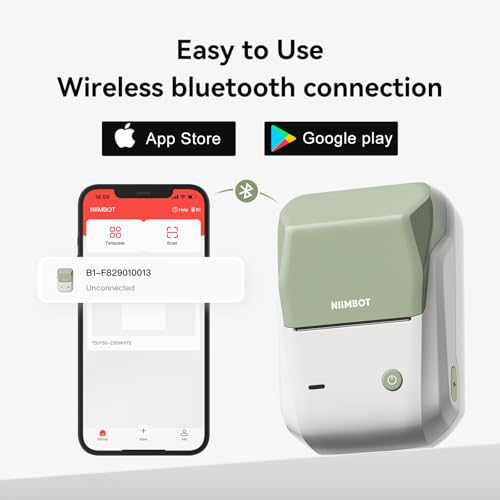 B1 Label Maker Machine with Tape for Home and School