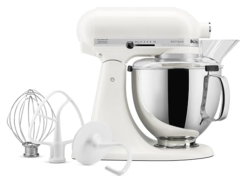 Artisan, 5-Qt Tilt Head Stand Mixer, KSM150PS, Porcelain White (Porcelain)