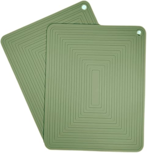 Silicone Trivets Mats Set 2 for Hot Dishes (2 Count)