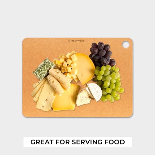 Wood Cutting Board for Kitchen (15" x 11.25" [No Groove] [Natural] / 15"L x 11.3"W)