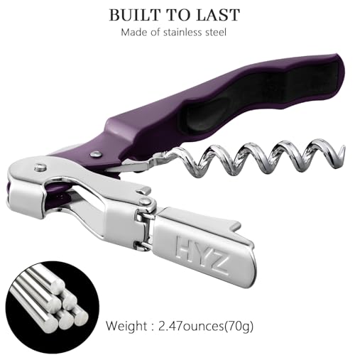 2 Pack Wine Opener (Plum)