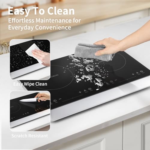 Portable Induction Cooktop 2 Burner (Double Induction Cooktop with Touch Control)