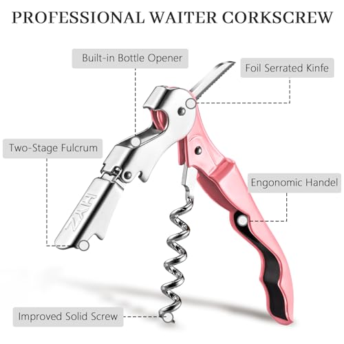 2 Pack Wine Opener (Pink Mesa)