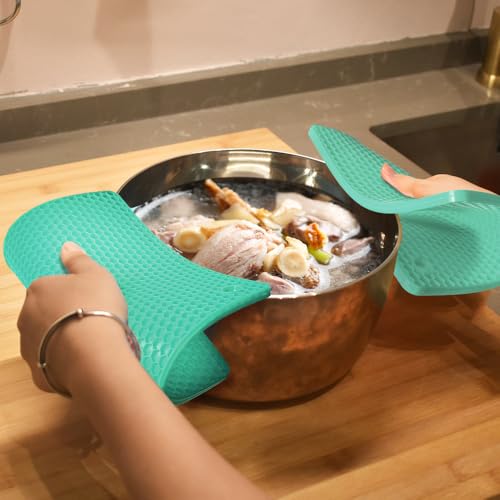 Silicone Square Trivets Mat (Mint Green)