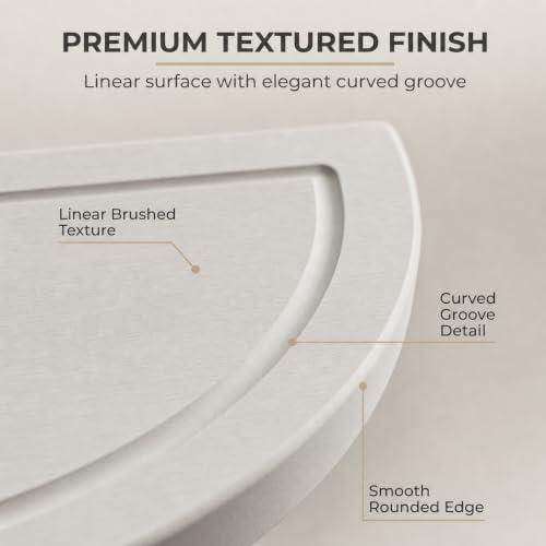Corner Counter Shelf (8.5"x 8.5" - Beige - Fan-shaped)