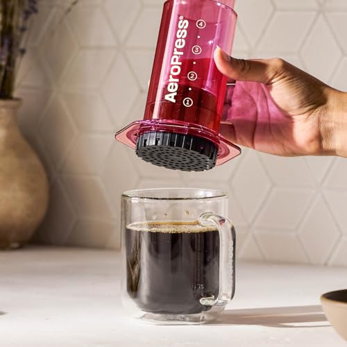 Clear Pink Coffee Press (Pink / Standard)
