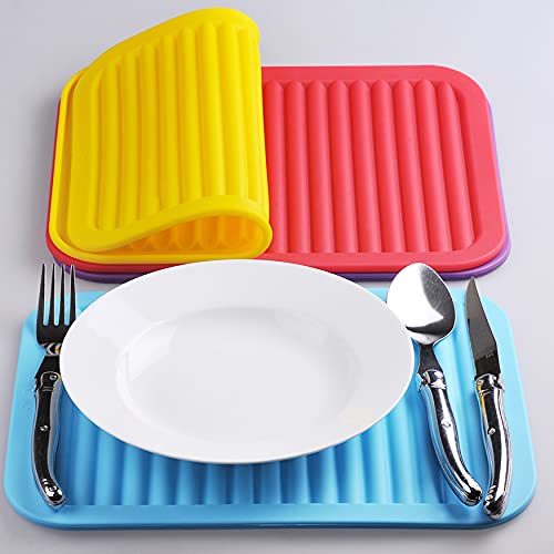 Silicone Trivets Mats for Dishes and Pots (2 Count)