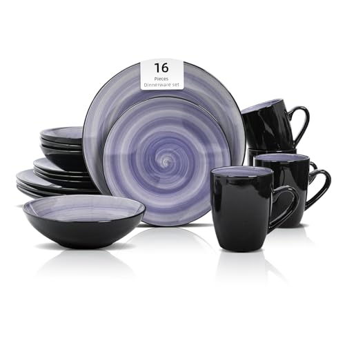 HomeVss Stoneware Sonoma 16pc Dinnerware Set