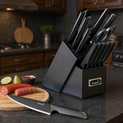 15 Piece Knife Set with Block