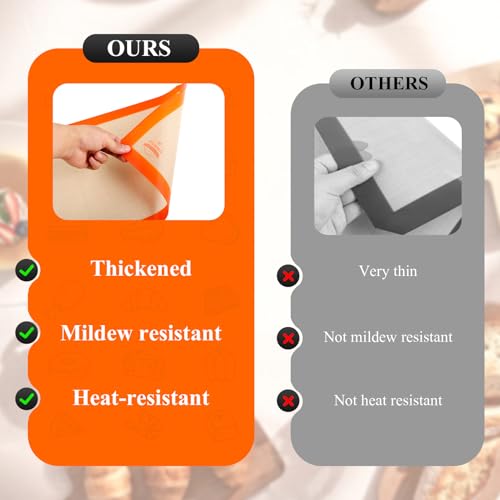 Silicone Baking Mat (Orange)