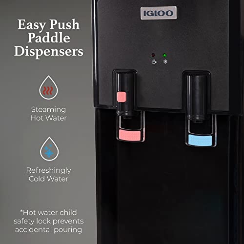 Top Loading Water Cooler with Removable Tray & Energy (Stainless / Top Load)