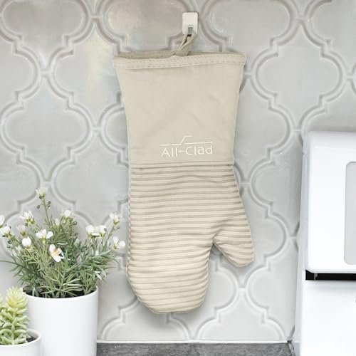 Silicone Oven Mitts (Almond / 2 Pack)