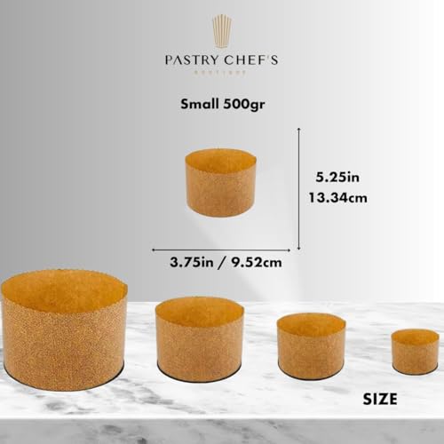 Thin Panettone Paper Pan Mold (12 Count)