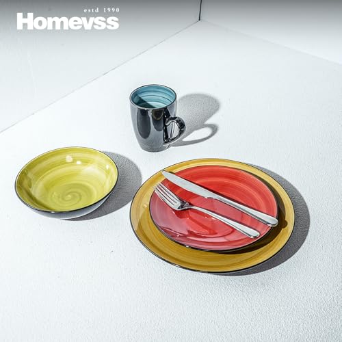 HomeVss Stoneware Sonoma 16pc Dinnerware Set