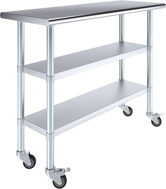 48x18 Heavy Duty Work Table (48" Long x 18" Deep)