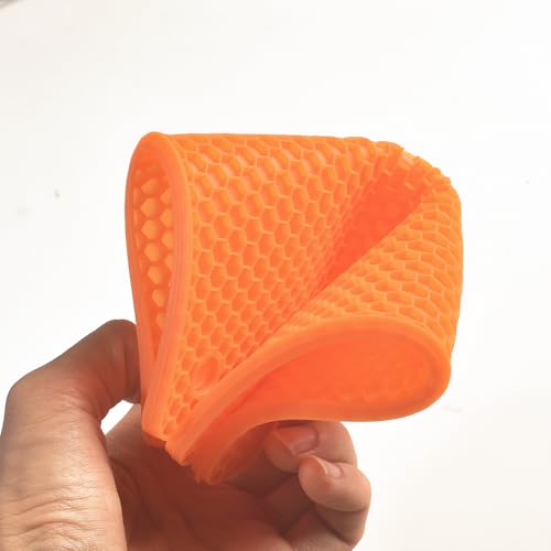 Silicone Square Trivets Mat (Orange)