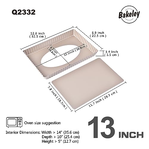 Rectangle Tart Pan (13" Rectangle (Champagne Gold))