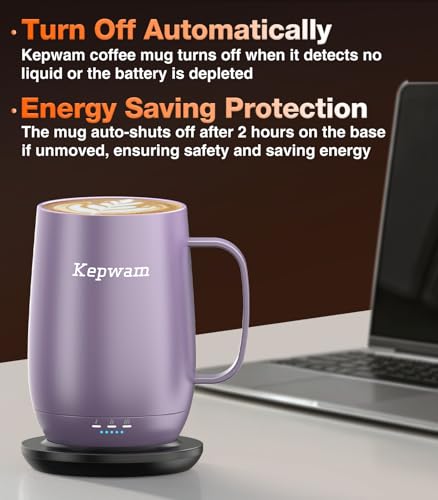 Heated Coffee Mug T2 (Lilac Violet / 20oz)