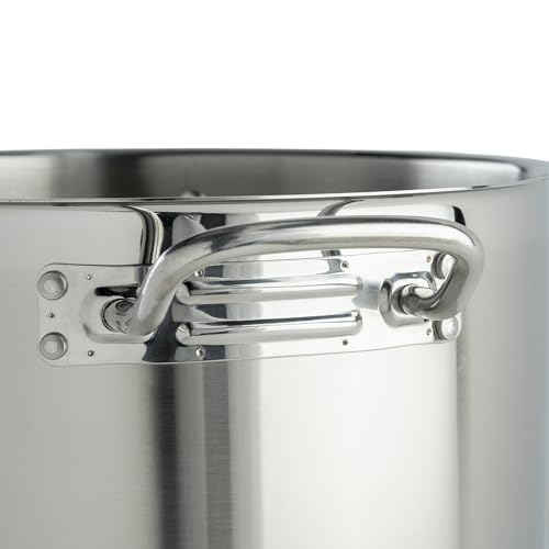 Winware Stainless Steel 16 Quart Stock Pot with Cover (16 Quarts / Pot With Cover)