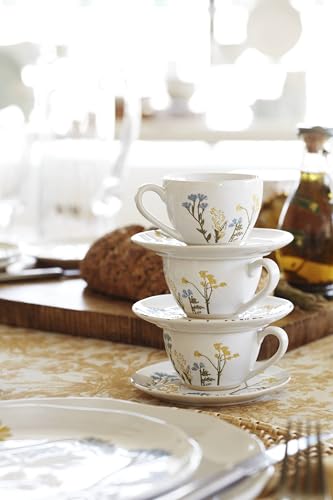 896612 Wildflowers 8 (Espresso Cup & Saucer Set)